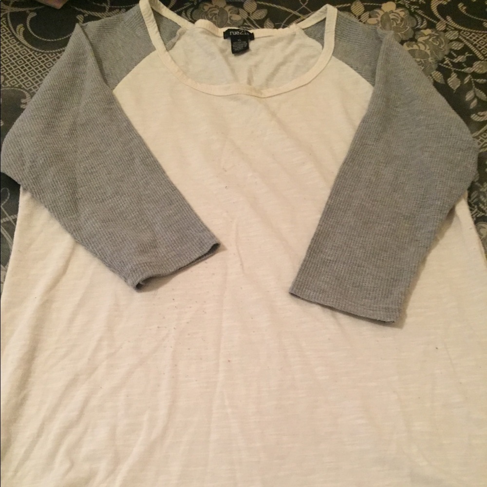 Grey and Tan short sleeve